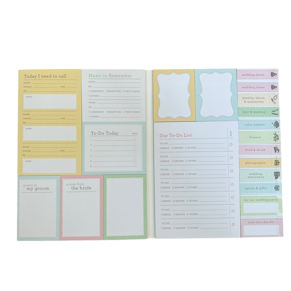 New, Bride Ideas sticky notes